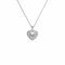 Double Heart Necklace in White Gold from Bvlgari 1