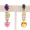 Bvlgari Allegra Earrings Bulgari 18K Amethyst Pink Tourmaline Ladies Brj10000000119366, Set of 2, Image 3