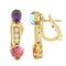 Bvlgari Allegra Earrings Bulgari 18K Amethyst Pink Tourmaline Ladies Brj10000000119366, Set of 2 1