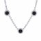 Collar Bvlgari Onyx Pave Diamond para mujer K18 de oro blanco, Imagen 2
