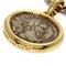 Bvlgari Monete Coin Necklace K18 Yellow Gold/Ss Ladies 5