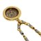 Bvlgari Monete Coin Necklace K18 Yellow Gold/Ss Ladies 2