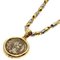 Bvlgari Monete Coin Necklace K18 Yellow Gold/Ss Ladies 1