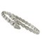Bvlgari Serpenti Viper Single Coil Bangle 18k Diamond Ladies, Image 1