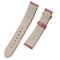 Red Leather Women's Watch Strap from Cartier 2