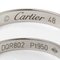Platinum Wedding Ring with Diamond from Cartier 5