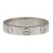 Mini Love Ring in K18 White Gold from Cartier 4