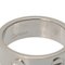 Love Ring in Silver and K18 White Gold from Cartier, Image 2