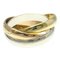 Trinity Pink Gold and White Gold Ring from Cartier 2