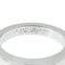 Tank Ring in K18 White Gold with Diamond from Cartier 5