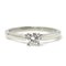 Platinum Solitaire Diamond Ring from Cartier 3
