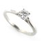 Platinum Solitaire Diamond Ring from Cartier 1