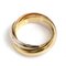 Yellow Gold and White Trinity Ring from Cartier 3