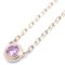 Damour Necklace with Pink Sapphire and Diamant from Cartier 1