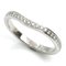 Platinum Ballerina Curve Half Eternity Ring with Diamond from Cartier 1