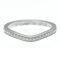 Half Diamond Wedding Ring in Platinum from Cartier 1
