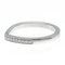 Half Diamond Wedding Ring in Platinum from Cartier 3