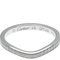 Half Diamond Wedding Ring in Platinum from Cartier 6