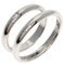 Cartier Ring 1P Diamond 2 Set Platinum Pt950 Unisex Size 5.5, Set of 2, Image 2