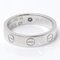 White Gold Mini Love Diamond Ring from Cartier 4