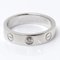 White Gold Mini Love Diamond Ring from Cartier 3