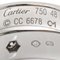 White Gold Mini Love Diamond Ring from Cartier 5