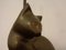 Fermaporta grande Cat in ottone, anni '60, Immagine 9