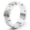 Tank Francaise White Gold Band Ring in Silver from Cartier 2