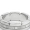 Tank Francaise White Gold Band Ring in Silver from Cartier 7