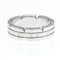 Tank Francaise White Gold Band Ring from Cartier 4