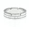 Tank Francaise White Gold Band Ring from Cartier 3