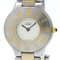 Reloj unisex de cuarzo Must 21 de acero inoxidable y chapado en oro de Cartier, Imagen 1