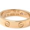 Pink Gold Mini Love Ring with Diamond from Cartier 5