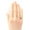 Pink Gold Mini Love Ring with Diamond from Cartier 7