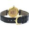 Must Colisee Gold Plated Leather Quartz Ladies Watch from Cartier 5