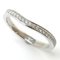 PT950 Platinum Ballerina Curve Half Eternity Diamond Ring from Cartier 1