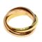 Trinity #51 Ring in Yellow Gold/K18wg/K18pg Ladies 3