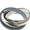 Trinity Ring in Ceramic, White Gold from Cartier 8
