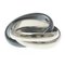 Trinity Ring in Ceramic, White Gold from Cartier 2