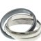 Trinity Ring in Ceramic, White Gold from Cartier 6
