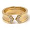 Anello K18YG in oro giallo con diamanti C2 di Cartier, Immagine 3