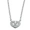 Cartier Necklace Womens 750wg 1p Diamond C Heart White Gold from Cartier 4