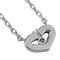 Cartier Necklace Womens 750wg 1p Diamond C Heart White Gold from Cartier 3
