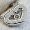 Cartier Necklace Womens 750wg 1p Diamond C Heart White Gold from Cartier 8