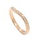K18pg Pink Gold Ballerina Curve Half Eternity Ring from Cartier 2