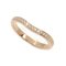 K18pg Pink Gold Ballerina Curve Half Eternity Ring from Cartier 1