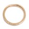 K18pg Pink Gold Ballerina Curve Half Eternity Ring from Cartier 4