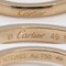 K18pg Pink Gold Ballerina Curve Half Eternity Ring from Cartier 5