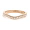 Cartier K18pg Pink Gold Ballerina Curve Half Eternity Ring B4098749 Diamond 48 2.3g Ladies 3