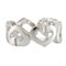 Cartier K18wg Ring C Heart Diamond # 48 No. 8 Ladies 18k K18 White Gold 4